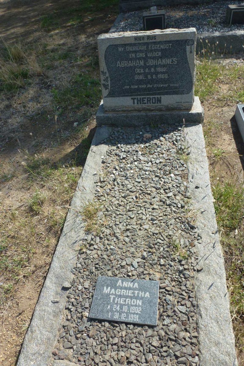 THERON Abraham Johannes 1902-1960 & Anna Magrietha 1902-1991