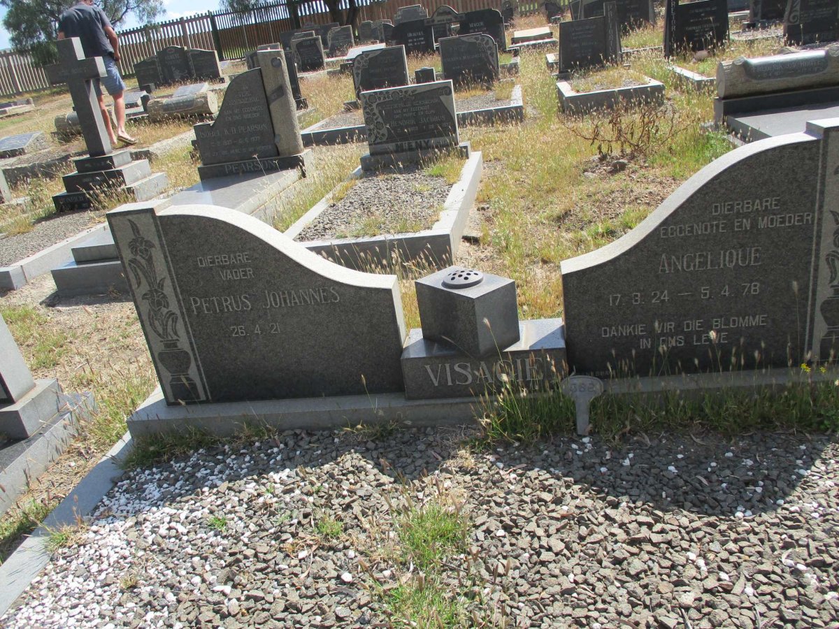 VISAGIE Petrus Johannes 1921- & Angelique 1924-1978