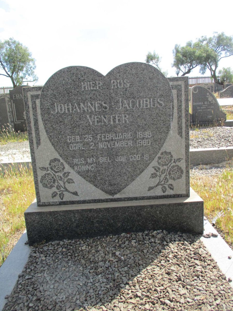 VENTER Johannes Jacobus 1899-1980