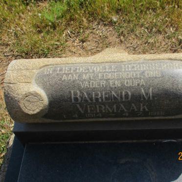 VERMAAK Barend M. 1914-1981