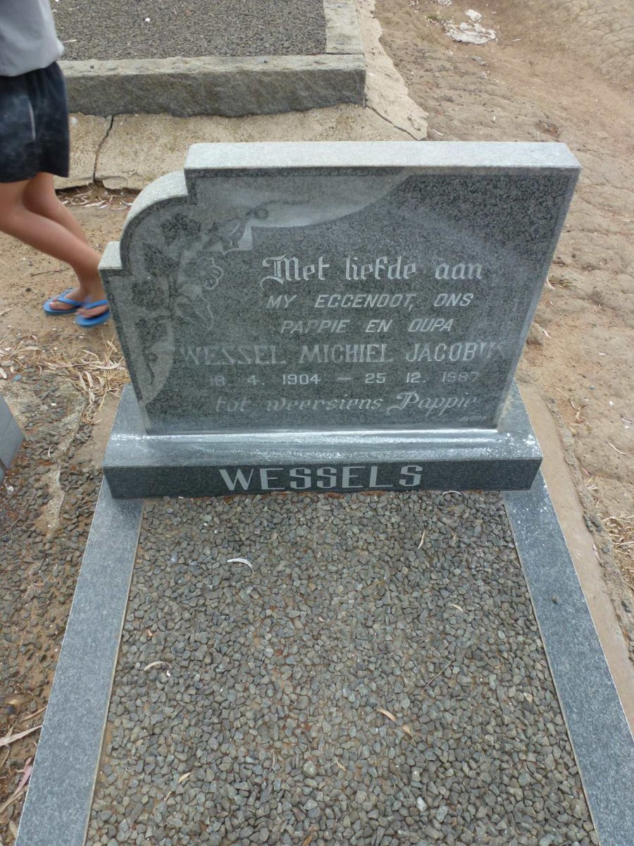 WESSELS Wessel Michiel Jacobus 1904-1987