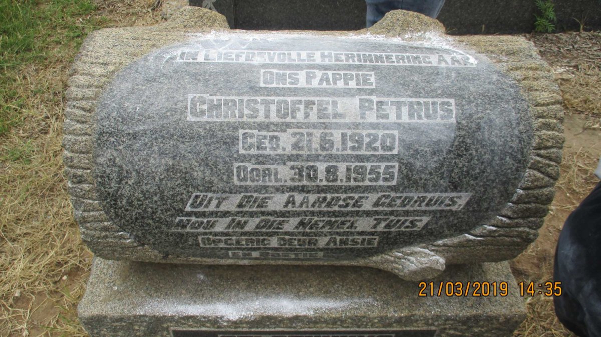 ? Christoffel Petrus 1920-1955