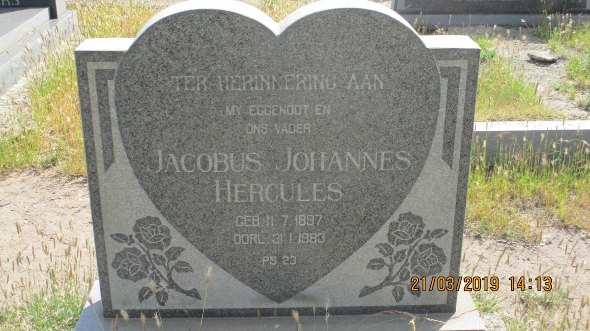 ? Jacobus Johannes Hercules 1897-1983