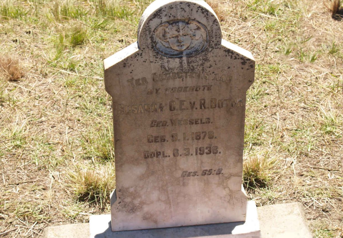 BOTHA S.G. v. R. nee WESSELS 1878-1936