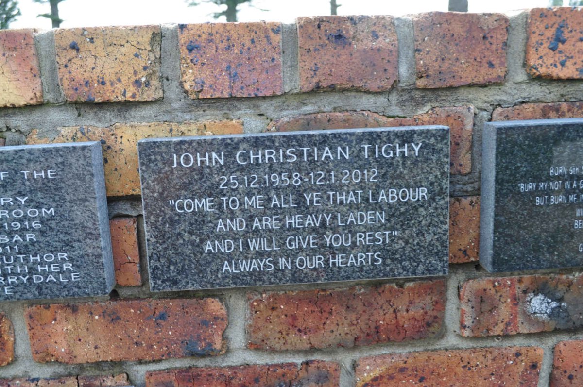 TIGHY John Christian 1958-2012