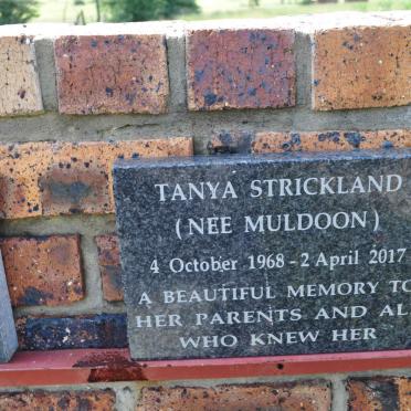 STRICKLAND Tanya nee MULDOON 1968-2017