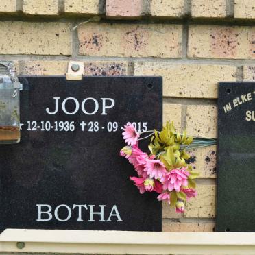 BOTHA Joop 1936-2015