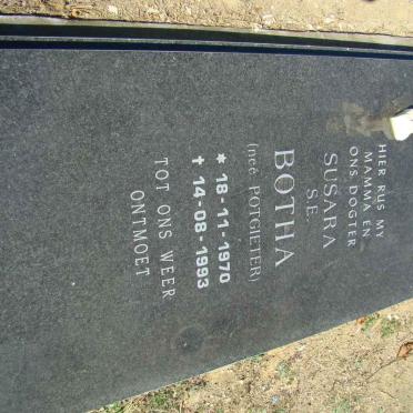 BOTHA Susara S.E. nee POTGIETER 1970-1993