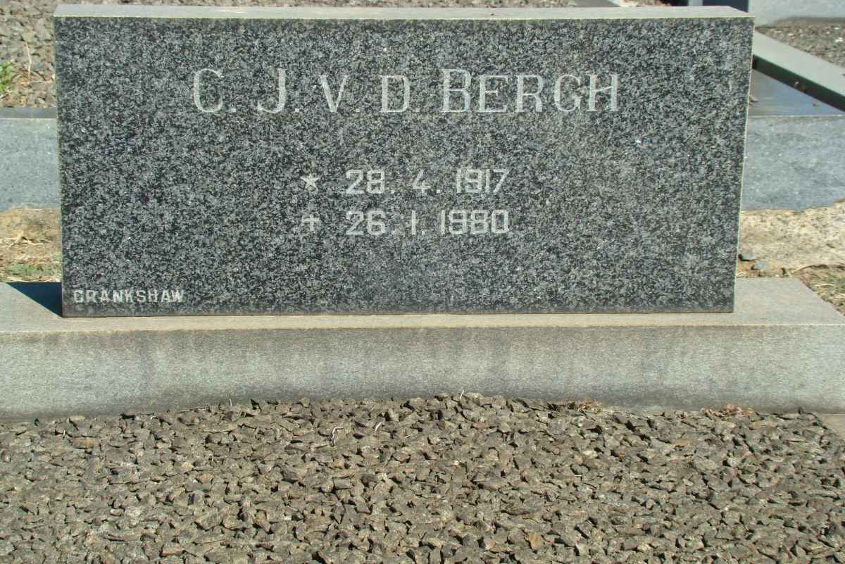 BERGH C.J., v.d. 1917-1980