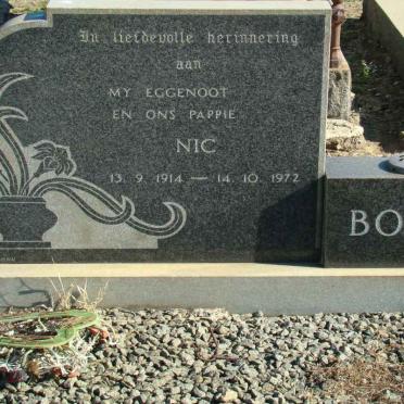 BOTHA Nic 1914-1972