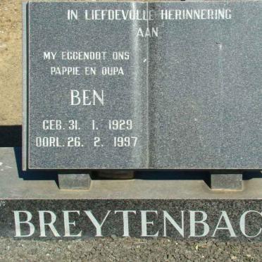 BREYTENBACH Ben 1929-1997