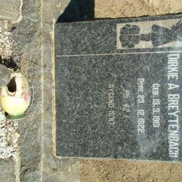 BREYTENBACH Dirkie A. 1913-1922