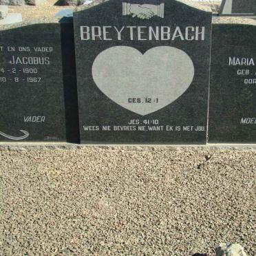 BREYTENBACH Pieter Jacobus 1900-1967 &amp; Maria Magdalena S. BOTHA 1905-1982