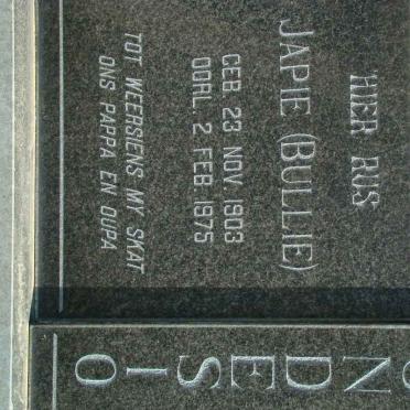 BONDESIO Japie 1903-1975