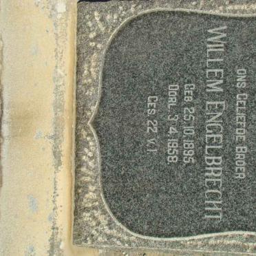 ENGELBRECHT Willem 1895-1958