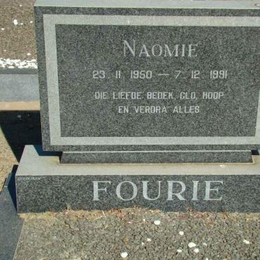 FOURIE Naomie 1950-1991