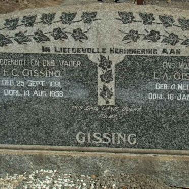 GISSING F.C. 1891-1958 &amp; L.A. 1900-1988