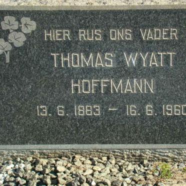 HOFFMANN Thomas Wyatt 1883-1960