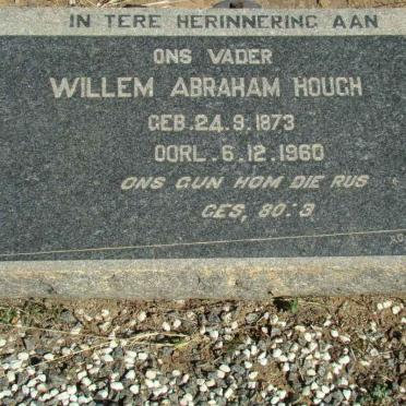 HOUGH Willem Abraham 1873-1960