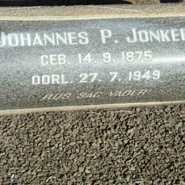 JONKER Johannes P. 1875-1949