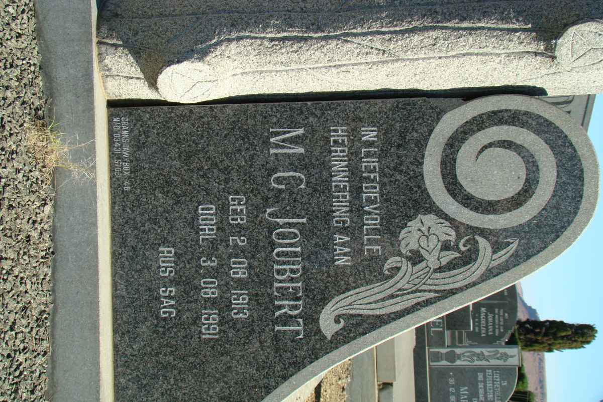 JOUBERT M.C. 1913-1991