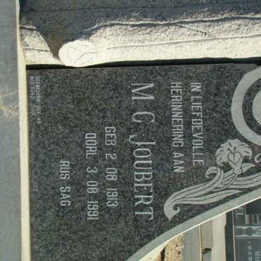 JOUBERT M.C. 1913-1991
