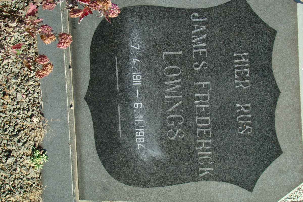 LOWINGS James Frederick 1911-1984