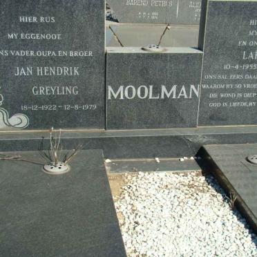 MOOLMAN Jan Hendrik Greyling 1922-1979 :: MOOLMAN Lafras 1955-1981