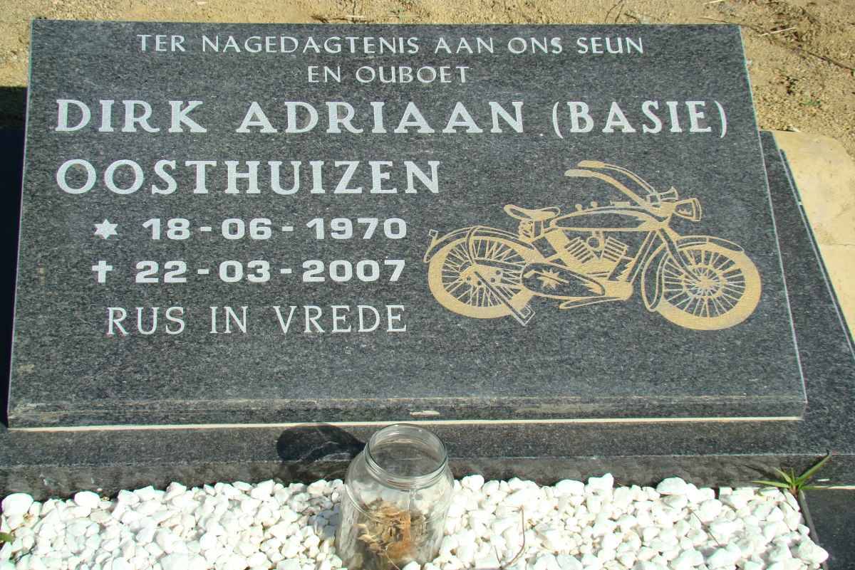OOSTHUIZEN Dirk Adriaan 1970-2007