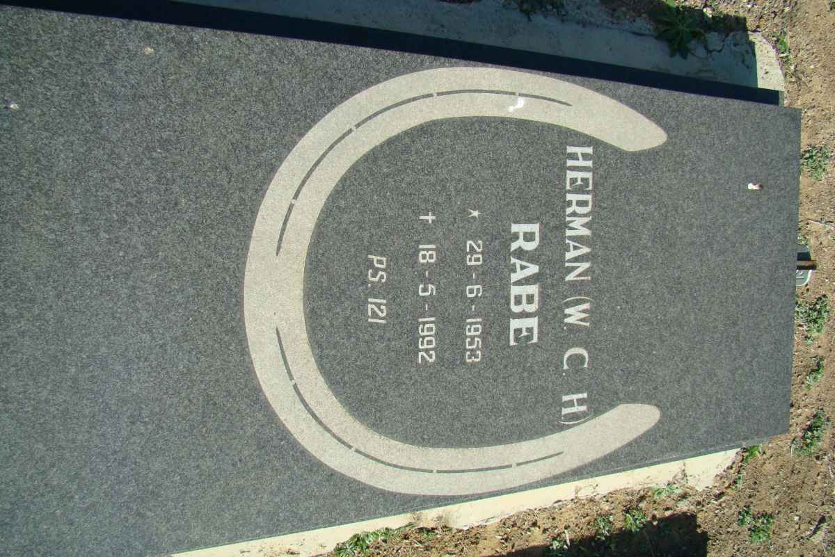 RABE W.C.H. 1953-1992