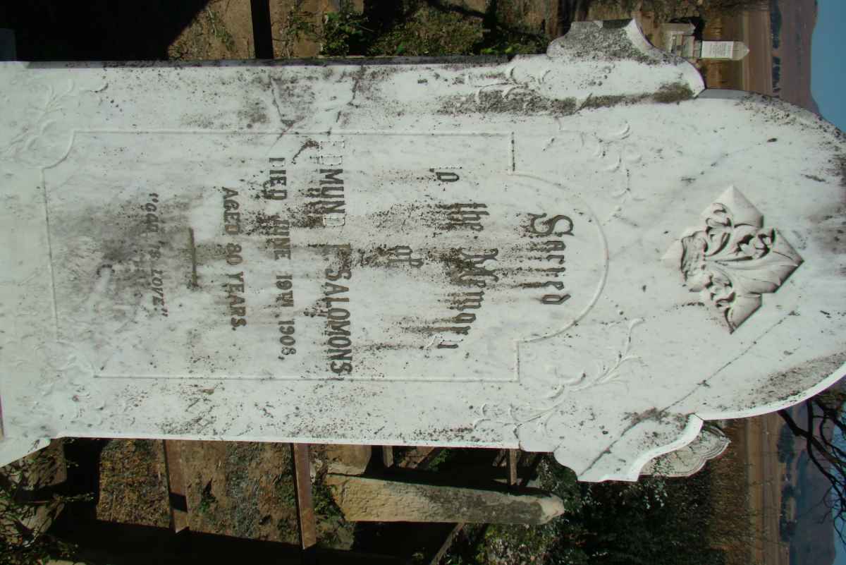 SALOMONS Edmund -1908 