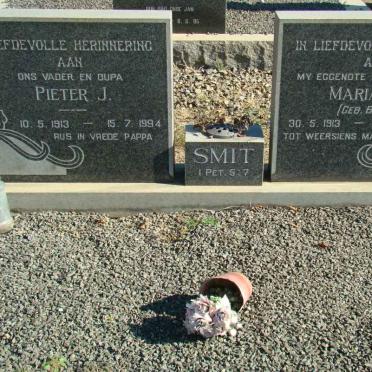 SMIT Pieter J. 1913-1994 &amp; Maria F.E. BOTHA 1913-1980