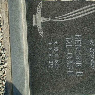 TALJAARD Hendrik B. 1894-1972