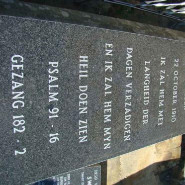 UYS Dirk Cornelius 1814-1910