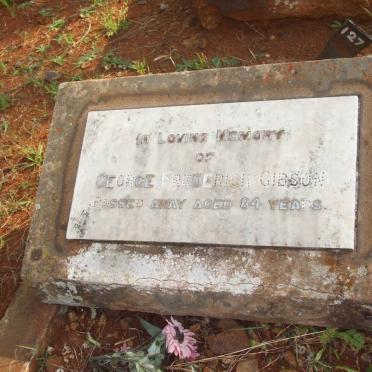 GIBSON George Frederick