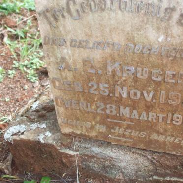 KRUGER A.E. 1912-1914