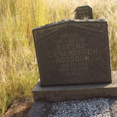 ROSSOUW Barend Liebenbergh 1955-1956