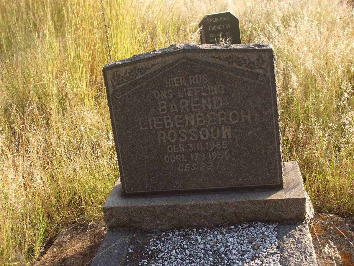 ROSSOUW Barend Liebenbergh 1955-1956