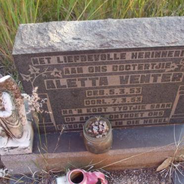 VENTER Aletta 1953-1953