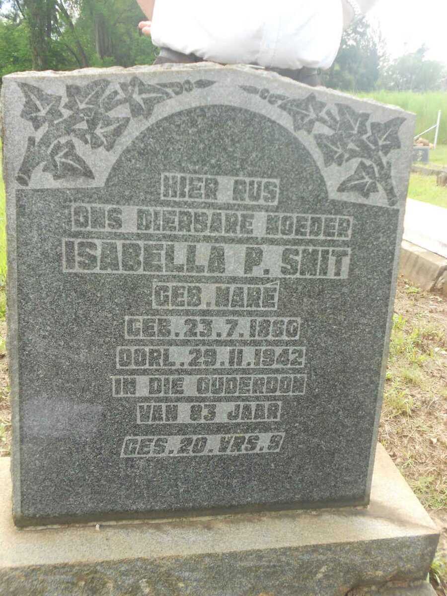 SMIT Isabella P. nee MARÉ 1860-1942