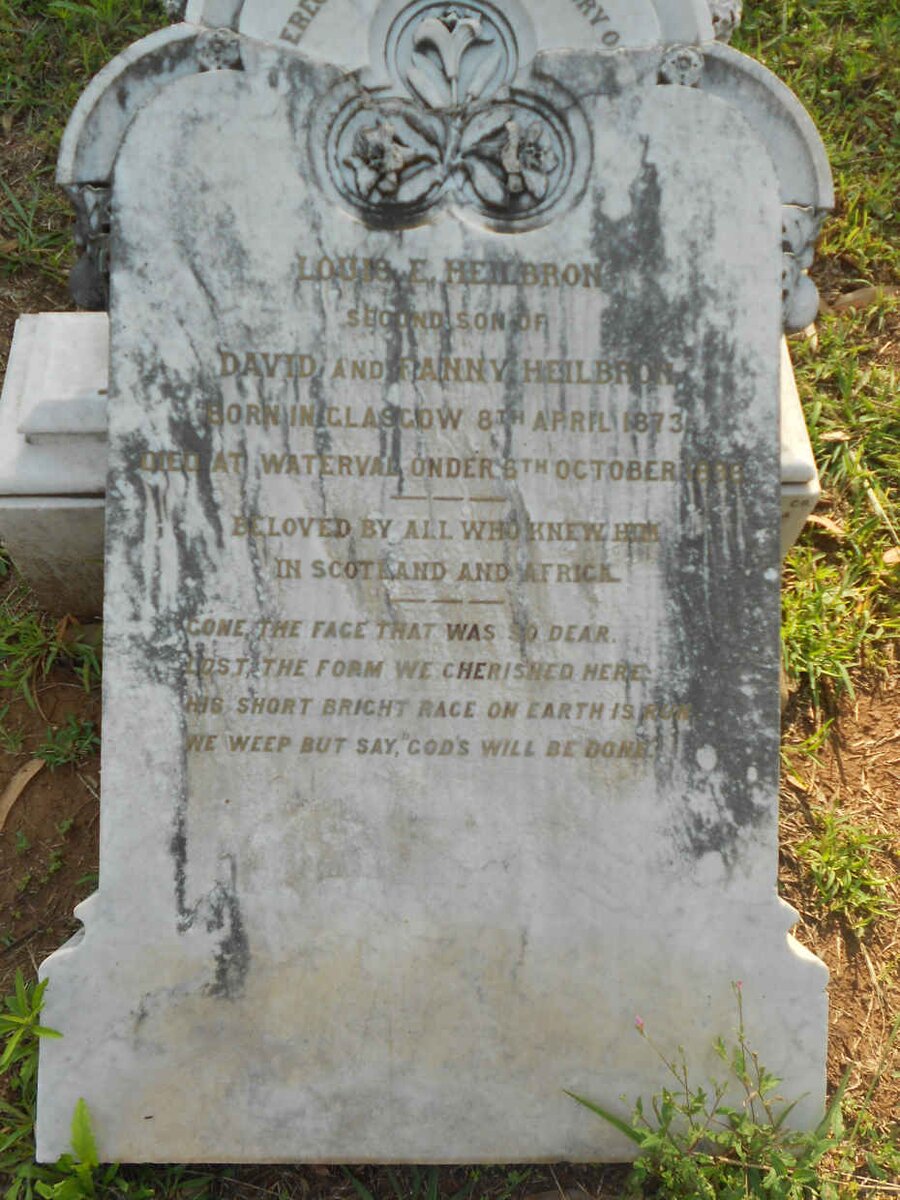 HEILBRON Louis E. 1873-1896