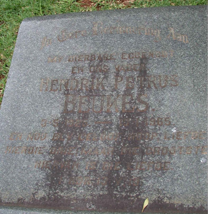 BEUKES Hendrik Petrus 19??-1965
