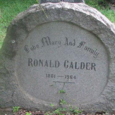 CALDER Ronald 1881-1964