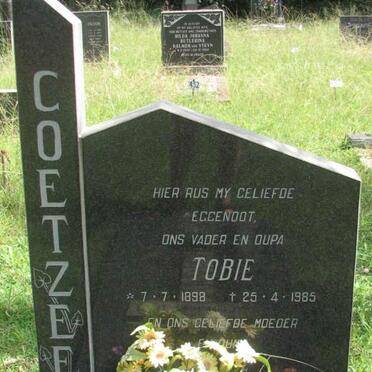 COETZEE Tobie 1898-1985 &amp; ? ?-2007