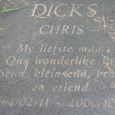 DICKS Chris 1964-2000