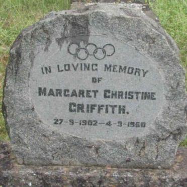 GRIFFITH Margaret Christine 1902-1960