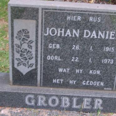 GROBLER Johan Daniël 1915-1973