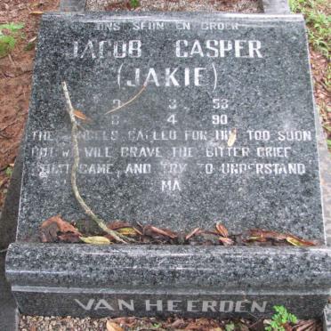 HEERDEN Jacob Casper, van 1953-1990