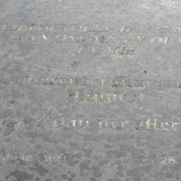 JOUBERT Emmerantia Margaretha nee VAN DER MERWE 190?-1994