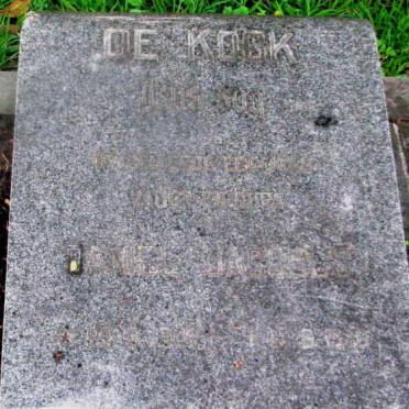 KOCK Daniel Jacobus, de ?-?